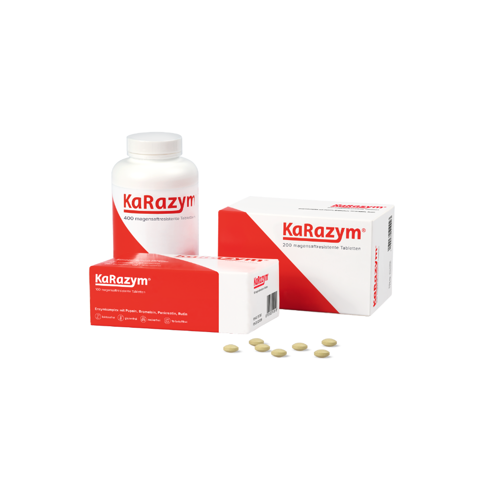 KaRazym® Produktabbildung – Karazym Tabletten von Volopharm