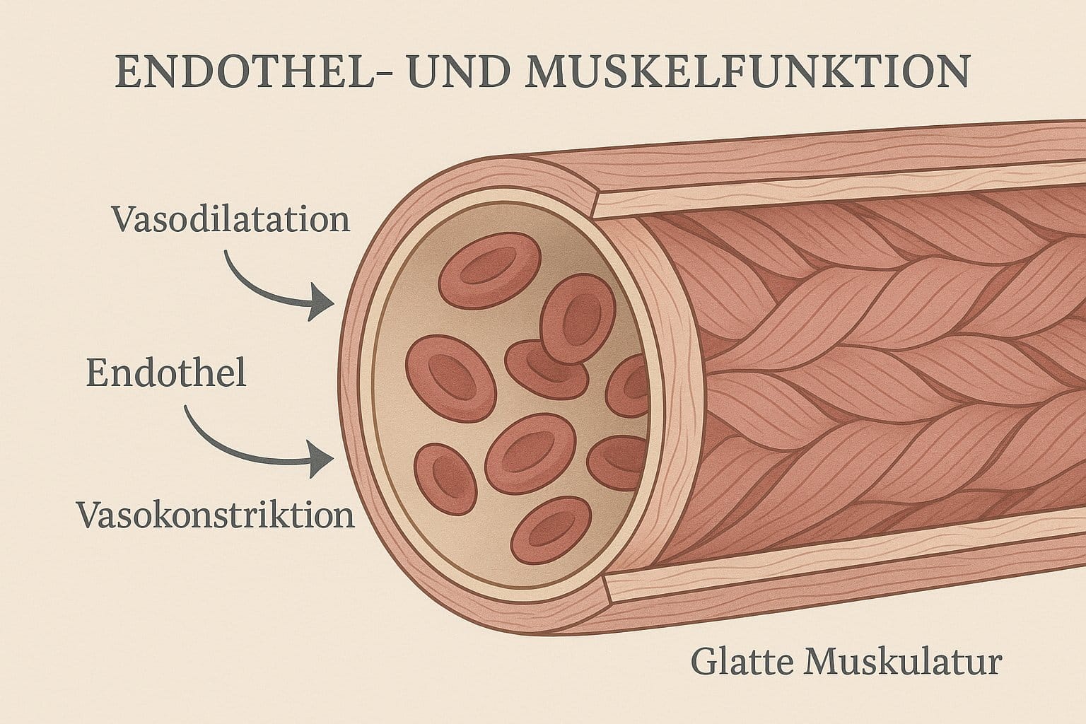 Einfluss von Naturstoffen auf die Endothel- und Muskelfunktion