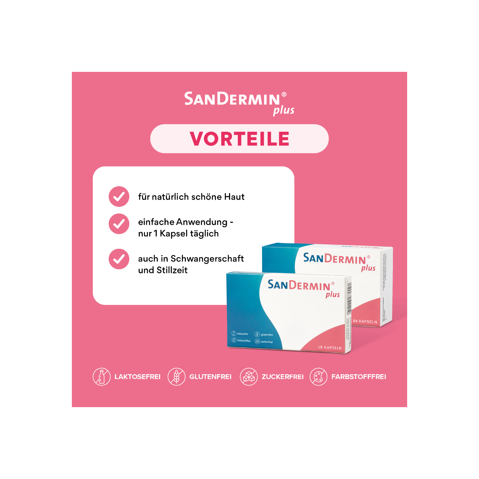 SanDermin plus Vorteile
